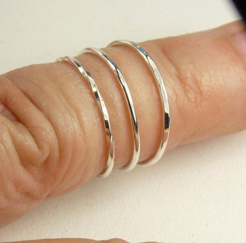 Midi Ring, Knuckle Ring, Sterling Silver ring, 3 styles, Boho Ring