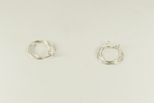 Tiny Nose Ring,  20 or 22 gauge wire, Faux Nose Ring,  Sterling Silver