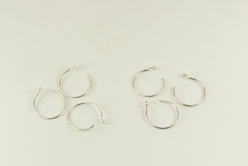Tiny Nose Ring,  20 or 22 gauge wire, Faux Nose Ring,  Sterling Silver