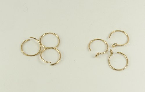 Gold nose ring, 20,22 gauge Ring, lightweight ,Thin ring