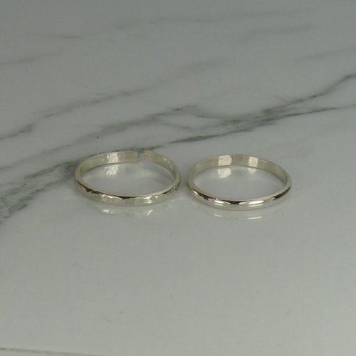 Toe Ring-Sterling Silver Toe ring- Smooth or hammered Toe Ring-Body Jewelry