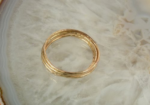 Stack rings,18 gauge Rings, stacking rings, Boho Style,Gold Rings