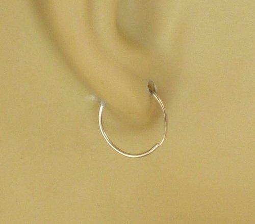 Sleeper earrings, Tiny  GF Earrings,  Boho Earrings, 20 gauge wire