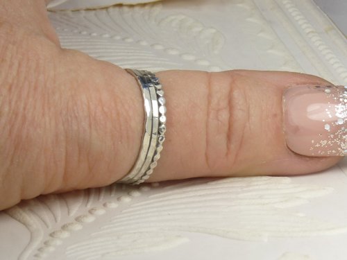 Wedding ring,Thumb Ring, 3 Wire ring, Sterling Silver ring,  Midi Ring
