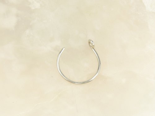 Sterling Silver Lip Ring-Faux Lip Ring-Silver Lip Ring-Fake lip Ring