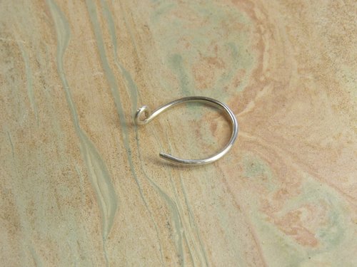 Sterling Silver Lip Ring-Faux Lip Ring-Silver Lip Ring-Fake lip Ring