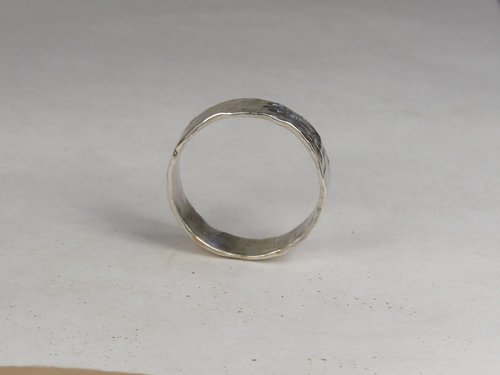 Wedding Ring,Thumb Ring,Silver Band,Sterling Silver Band,Hammered ring