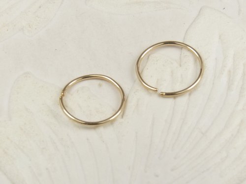 Tiny Hoops,Nose Ring, Helix Hoop,Tragus Hoop,20 or 22 Gauge Wire