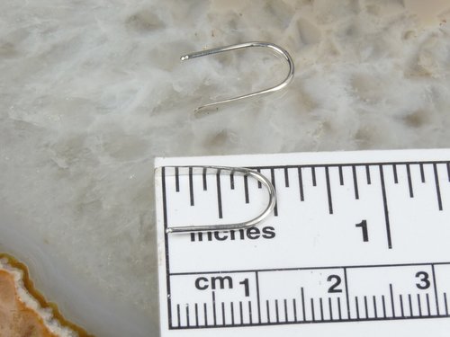 Arc Earrings, U earrings,Open hoop earrings, Gold Arc Earrings or Sterling Silver