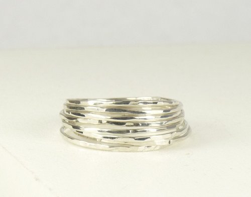 Stack Ring,Knuckle Ring, Skinny stacking ring,Sterling Silver Band