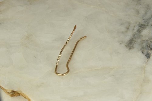 Ear climber,  Snake Earring,  Boho earring, 14k Gold Filled 18 gauge Wire