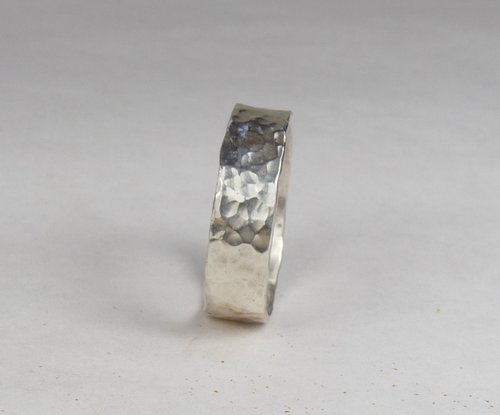 Wedding Ring,Thumb Ring,Silver Band,Sterling Silver Band,Hammered ring