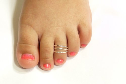 Toe ring-Sterling Silver 3 Wire Toe Ring-Sterling Silver Toe ring