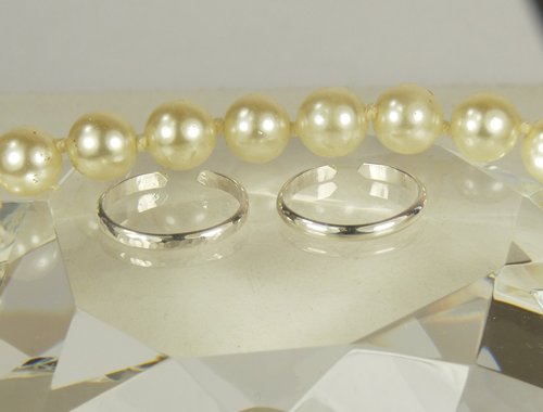 Toe Ring-Sterling Silver Toe ring- Smooth or hammered Toe Ring-Body Jewelry