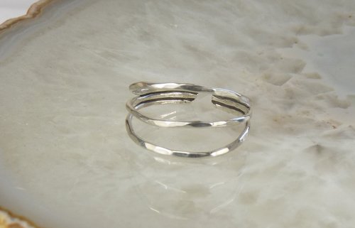 Toe ring-Sterling Silver 3 Wire Toe Ring-Sterling Silver Toe ring