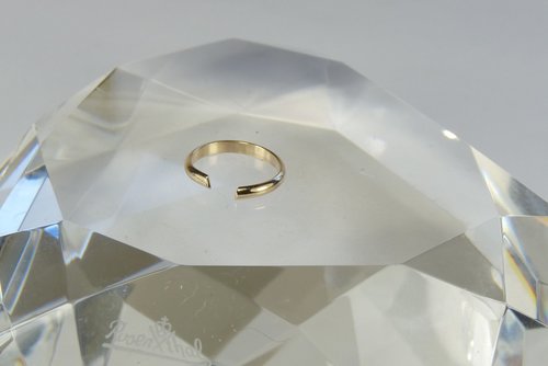 Toe Ring, 14 gauge Half Round wire, Smooth Gold filled toe ring