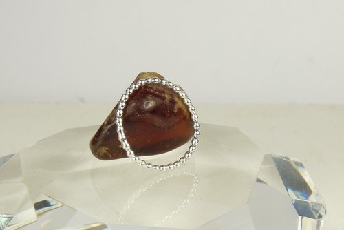 Sterling Silver Bead Ring, Bubble ring,925 Sterling Silver