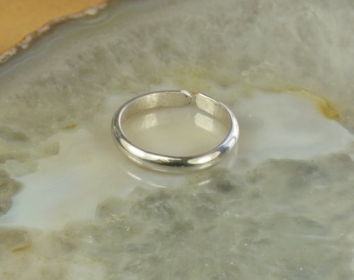 Toe Ring, Sterling Silver,Adjustable Toe ring, Body Jewelry