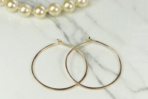 Gold Hoop Earrings, Hammered hoops,  14kt goldfilled earrings