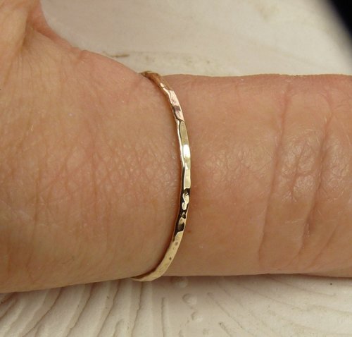 Gold Ring, Stacking ring, Boho Style