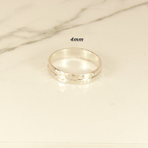 Thumb Ring, Hammered ring, Sterling Silver ring,  Midi Ring
