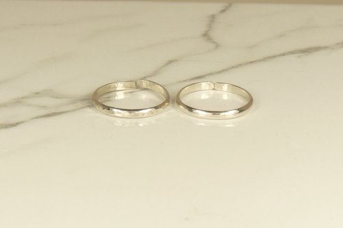Toe Ring-Sterling Silver Toe ring- Smooth or hammered Toe Ring-Body Jewelry