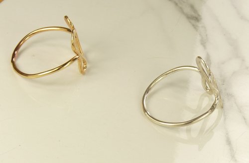 Thumb Ring, Bohemian Ring, Swirl Ring-Wavy Ring-Sterling Silver or Gold Filled ring