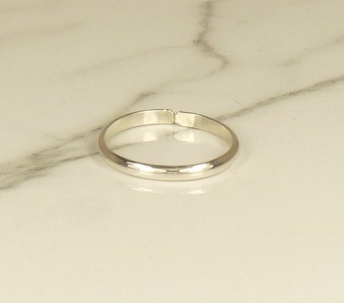 Skinny Toe Ring, Sterling Silver AdjustableToe Ring, Smooth Ring, Midi Ring