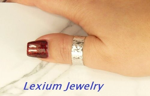 Thumb Ring,Wide Band,Sterling Silver Band,Wedding Ring ,925 Solid Silver