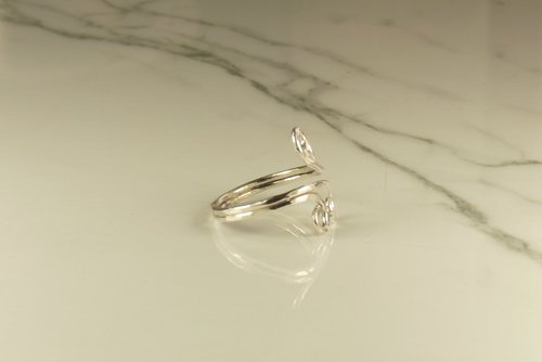 Toe Ring, Sterling Silver,Adjustable, Hammered Ring