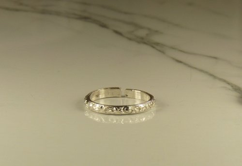 Toe Ring, Sterling Silver,Adjustable Toe ring, Body Jewelry