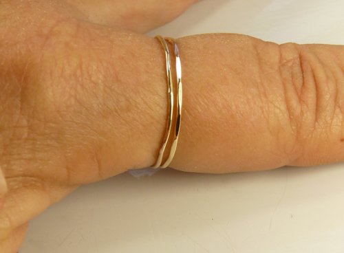 Gold Ring, Stacking ring, Boho Style