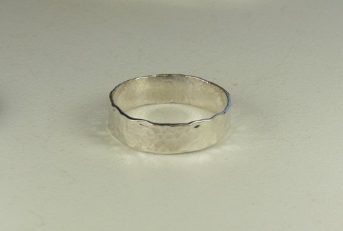 Wedding Ring,Thumb Ring,Silver Band,Sterling Silver Band,Hammered ring