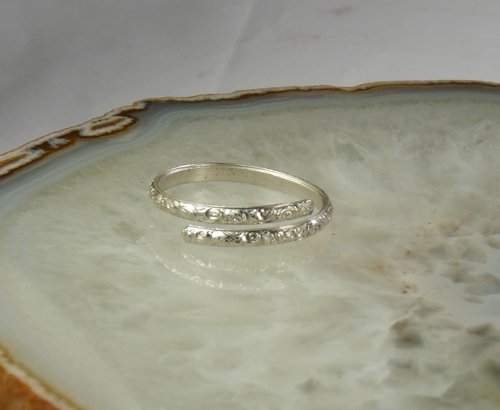 Thumb Ring, Sterling Silver Ring,Wrap Ring, Adjustable Ring