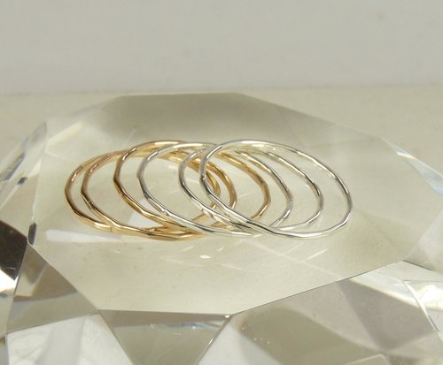 Stacking Ring,Skinny Ring, 18 Gauge,  Sterling Silver, Stacking ring