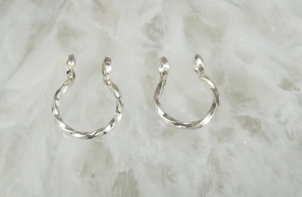 Faux Septum Ring, Sterling Silver or gold filled nose ring-Fake Nose Ring