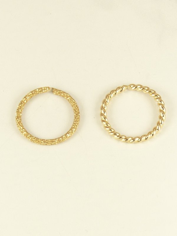 Gold Septum Ring, Sparkle or Twist Wire, 20 gauge Gold Filled-lightweight,  Nose Ring