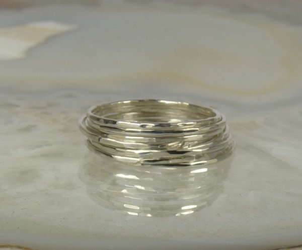 Stack Ring,Knuckle Ring, Skinny stacking ring,Sterling Silver Band