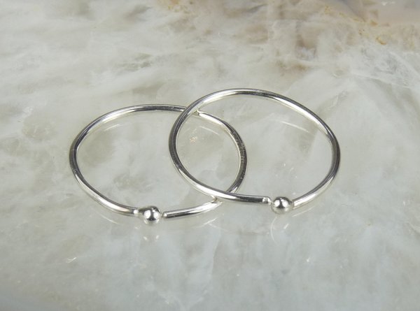 Sleeper earrings,  Sterling Silver Earrings,  Boho Earrings, 20 gauge wire