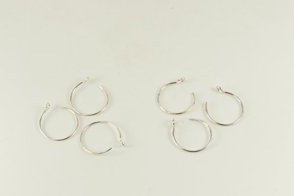 Tiny Nose Ring,  20 or 22 gauge wire, Faux Nose Ring,  Sterling Silver