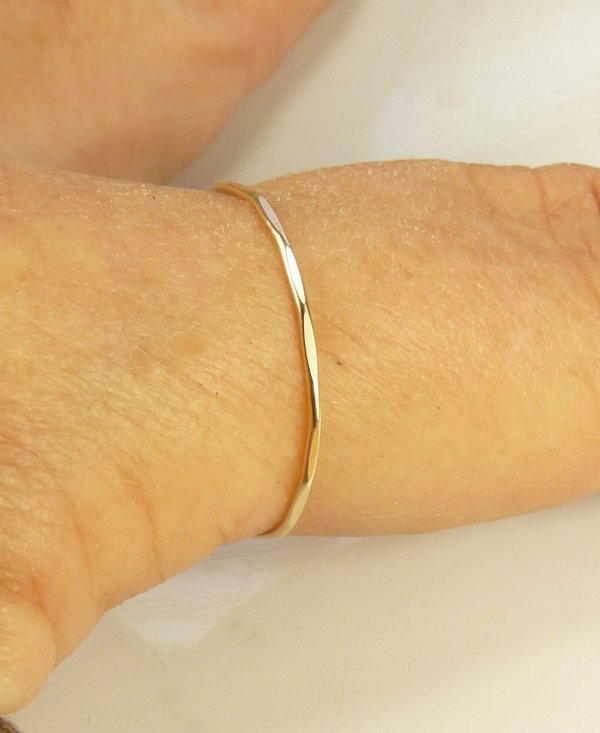 Gold Ring, Stacking ring, Boho Style