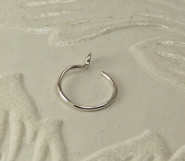 Nose Ring,Faux, Gold Filled or Sterling Silver,  20 gauge wire